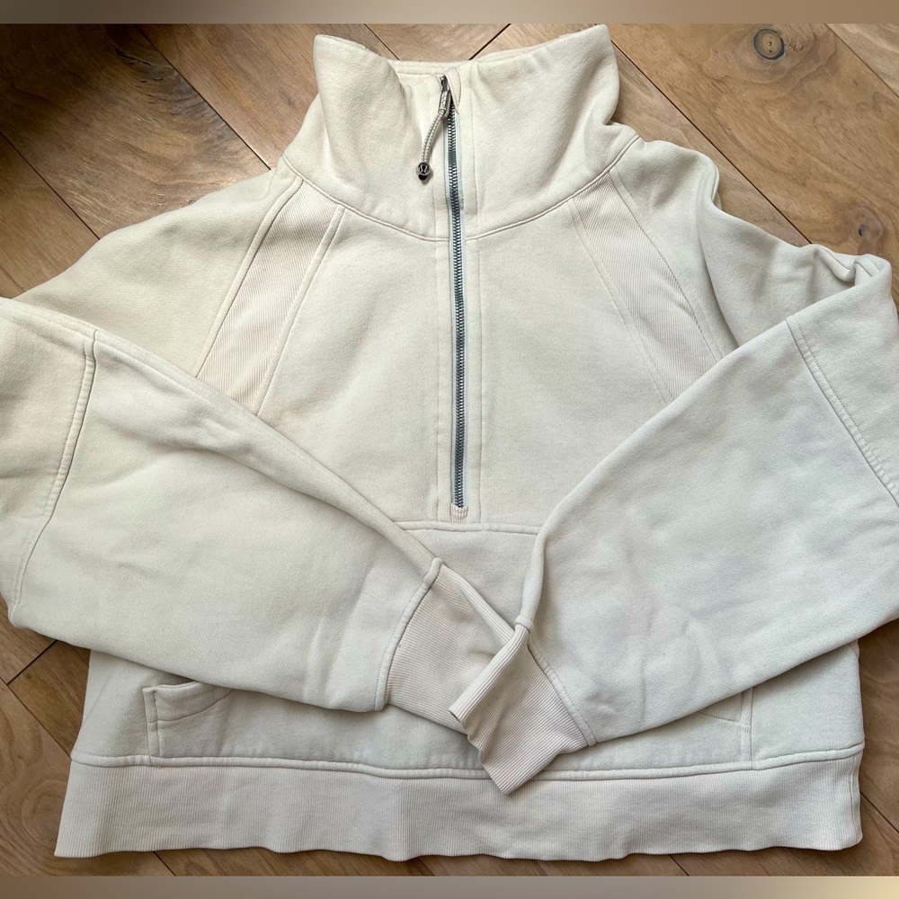 Lululemon scuba oversized funnel-neck half zip